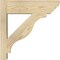 Ekena Millwork Funston Slat Rough Sawn Outlooker, Douglas Fir, 6"W x 18"D x 18"H OUT06X18X18FST06RDF - alternate 3